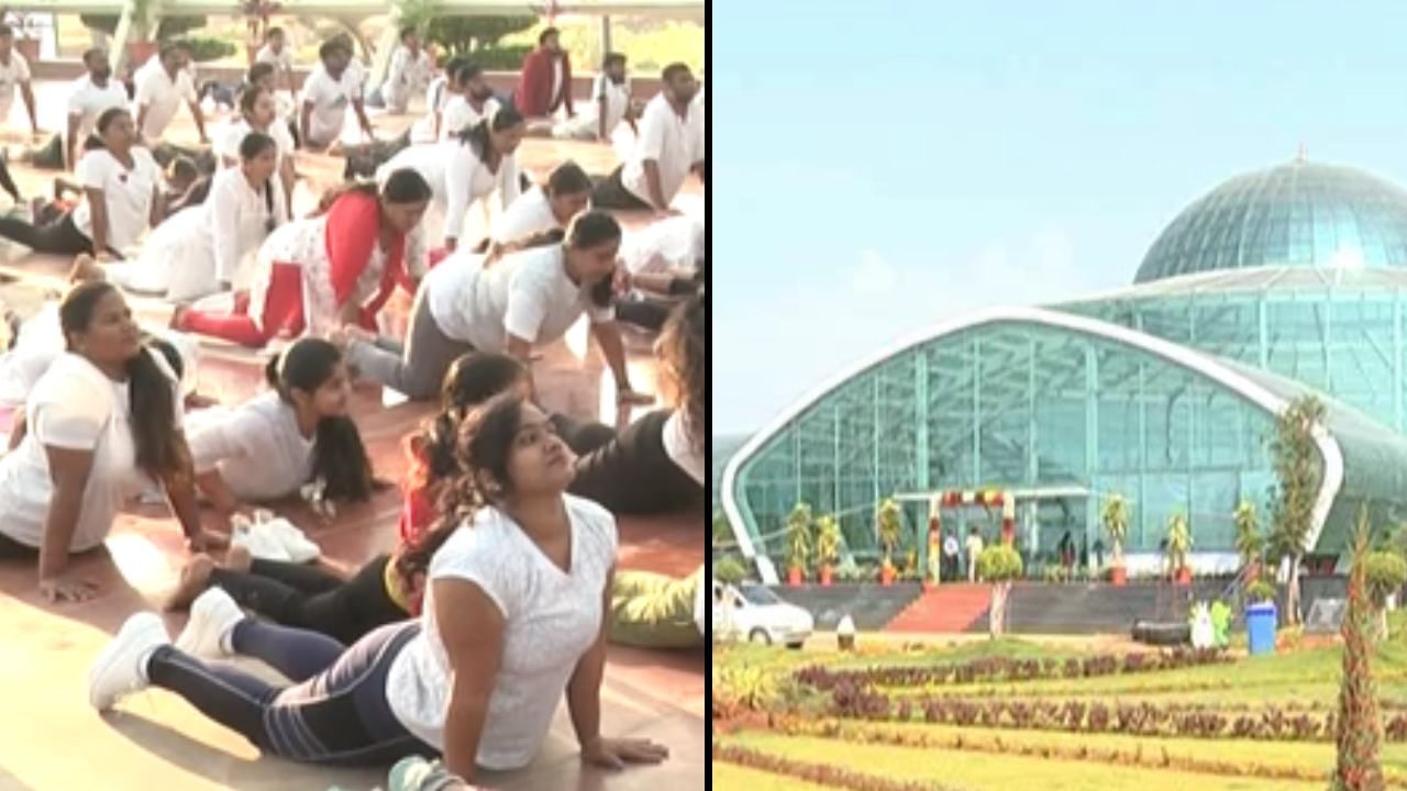 Davanagere Glass House: ದೇಶದಲ್ಲಿ ಖ್ಯಾತಿ ಪಡೆದ ದಾವಣಗೆರೆ ಗ್ಲಾಸ್ ಹೌಸ್​ ಈಗ ಯುವಕರ ಕಸರತ್ತಿನ ತಾಣ