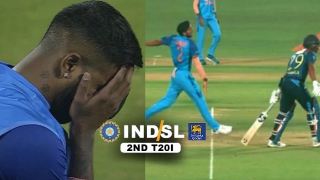 IND vs SL this is a crime Hardik Pandya got angry on Arshdeep after the defeat vs sri lanka