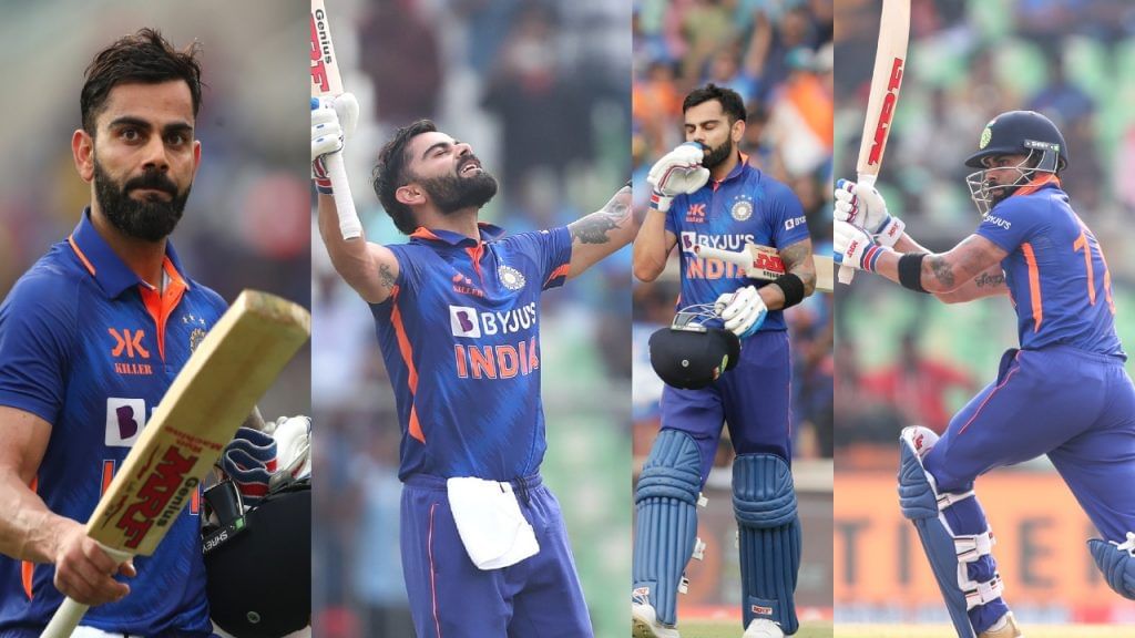 ind vs sl virat kohli 46th odi hundred vs sri lanka big records and stats in kannada