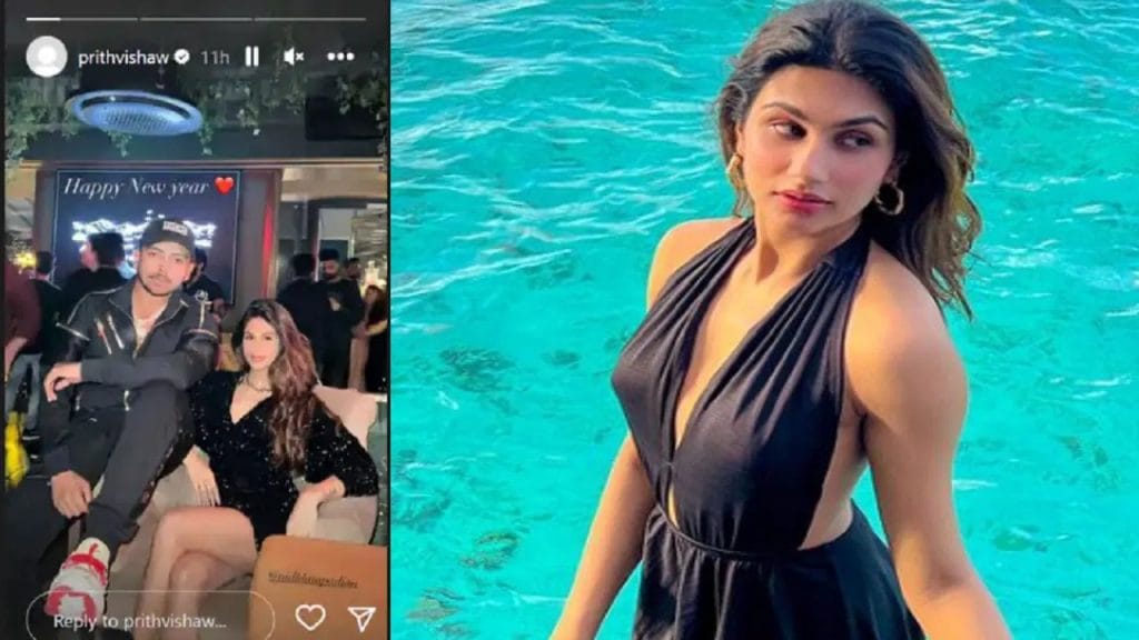 Prithvi Shaw celebrates New Year in style posts a picture with a mystery girl psr