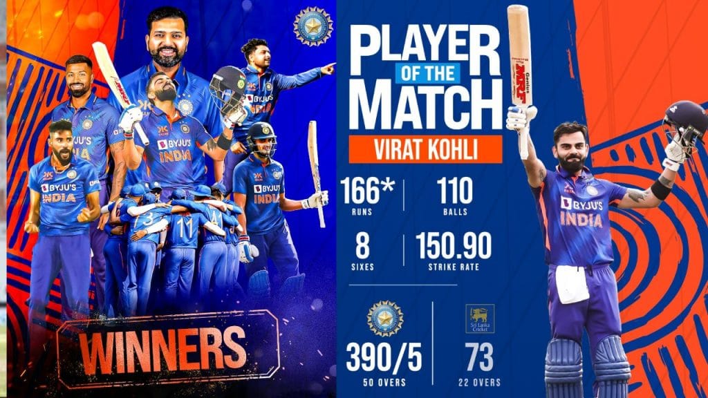 Biggest win for India in ODI history here is the details in kannada