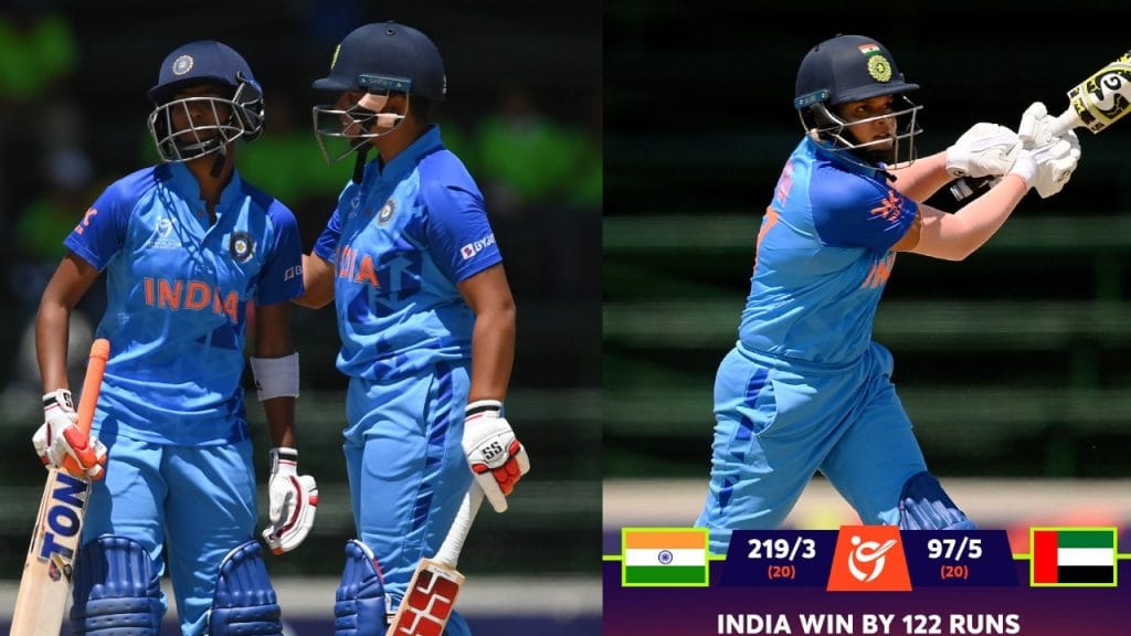U19 Womens T20 World Cup 2023 India beats UAE by 122 runs