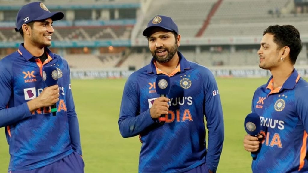 india vs new zealand 1st odi Ishan kishan reply to rohit sharma shubman gill double century