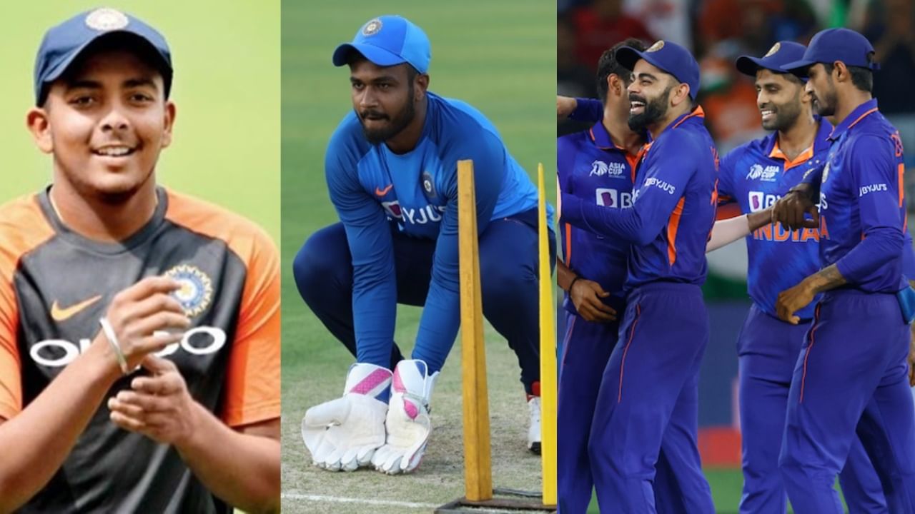 IND vs NZ: ಪೃಥ್ವಿ ಇನ್, ಸಂಜು ಮತ್ತೆ ಔಟ್! ರಾಹುಲ್- ಅಕ್ಷರ್ಗೆ ವಿಶ್ರಾಂತಿ; ಕಿವೀಸ್ ವಿರುದ್ಧದ ಸರಣಿಗೆ ಟೀಂ ಇಂಡಿಯಾ ಪ್ರಕಟ IND vs NZ: ಪೃಥ್ವಿ ಇನ್, ಸಂಜು ಮತ್ತೆ ಔಟ್! ರಾಹುಲ್- ಅಕ್ಷರ್ಗೆ ವಿಶ್ರಾಂತಿ; ಕಿವೀಸ್ ವಿರುದ್ಧದ ಸರಣಿಗೆ ಟೀಂ ಇಂಡಿಯಾ ಪ್ರಕಟ