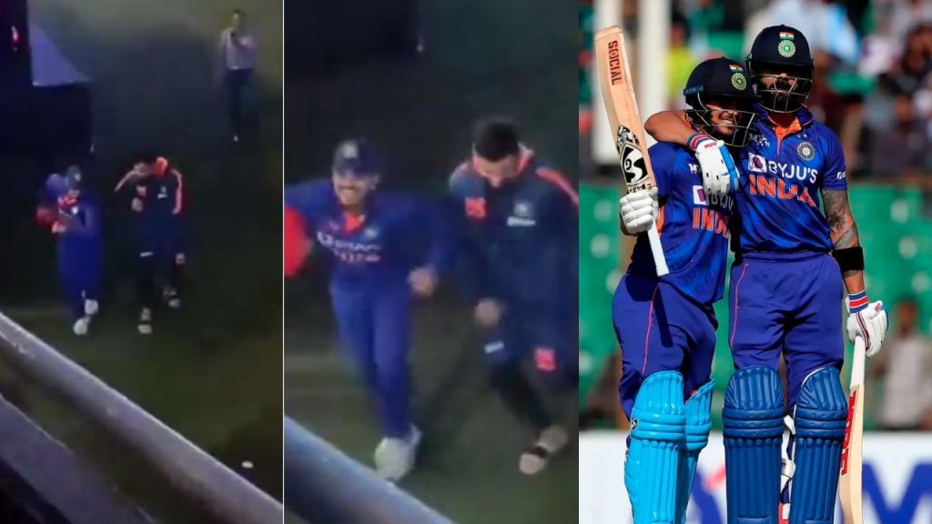 IND vs SL 2nd odi virat kohli and ishan kishan dancing after theseries win vs sri lanka