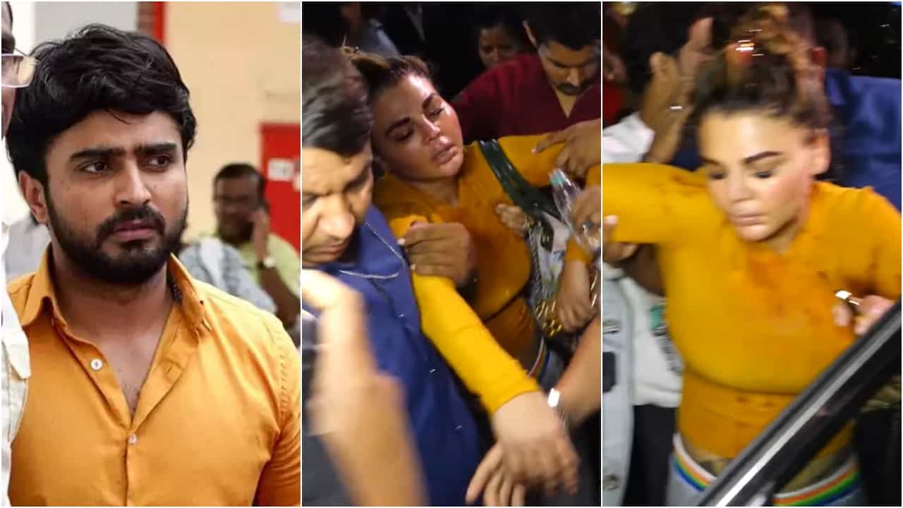 Rakhi Sawant: 14 ದಿನ ನ್ಯಾಯಾಂಗ ಬಂಧನಕ್ಕೆ ಆದಿಲ್ ಖಾನ್; ಕುಸಿದು ಬಿದ್ದ ಪತ್ನಿ ರಾಖಿ ಸಾವಂತ್ Rakhi Sawant: 14 ದಿನ ನ್ಯಾಯಾಂಗ ಬಂಧನಕ್ಕೆ ಆದಿಲ್ ಖಾನ್; ಕುಸಿದು ಬಿದ್ದ ಪತ್ನಿ ರಾಖಿ ಸಾವಂತ್