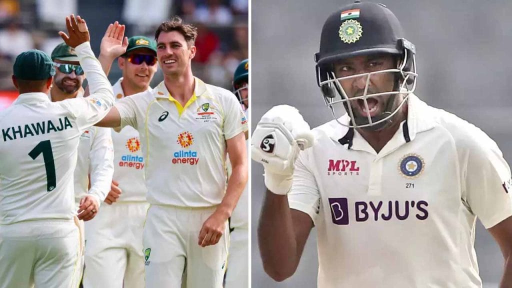 Australia Team and R Ashwin