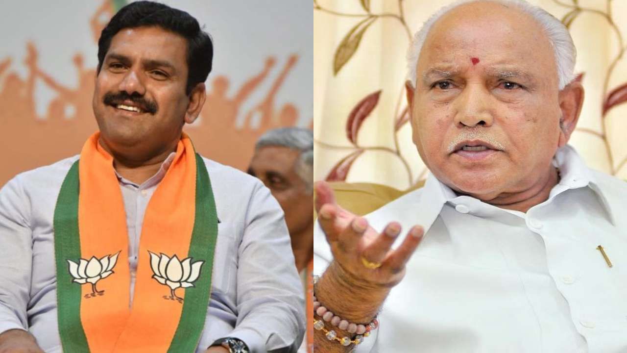 ಪಕ್ಷ ಸೂಚಿಸಿದರೆ ಶಿಕಾರಿಪುರ ಕ್ಷೇತ್ರದಿಂದ ಬಿ.ವೈ.ವಿಜಯೇಂದ್ರ ಸ್ಪರ್ಧೆ: ಯಡಿಯೂರಪ್ಪ ಪಕ್ಷ ಸೂಚಿಸಿದರೆ ಶಿಕಾರಿಪುರ ಕ್ಷೇತ್ರದಿಂದ ಬಿ.ವೈ.ವಿಜಯೇಂದ್ರ ಸ್ಪರ್ಧೆ: ಯಡಿಯೂರಪ್ಪ
