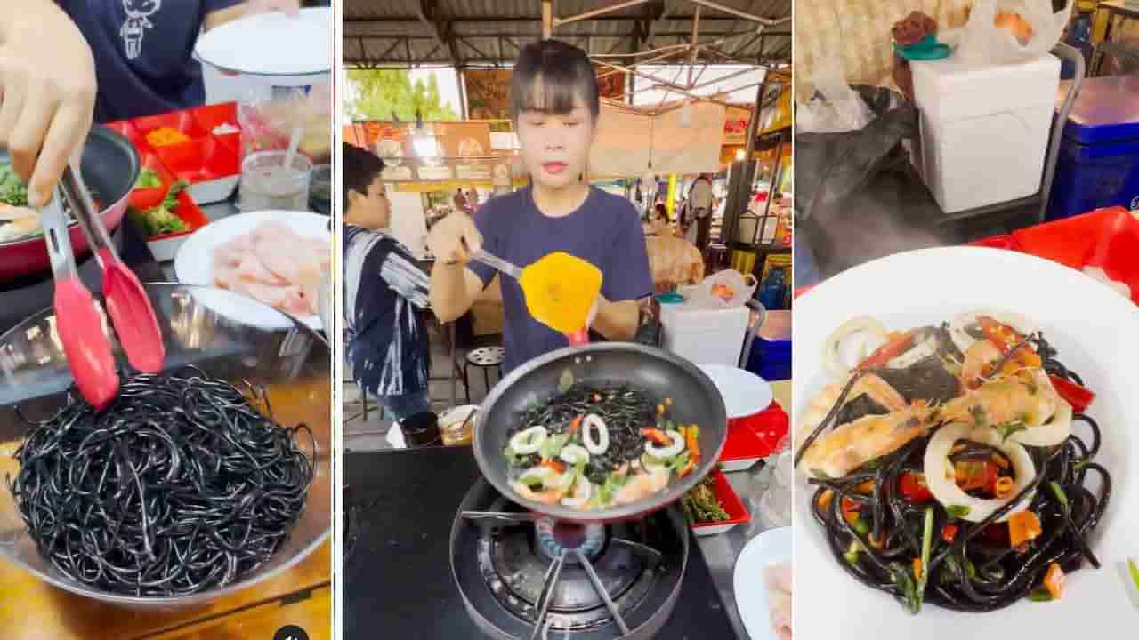 ಥೈಲ್ಯಾಂಡ್ನ ಬ್ಲ್ಯಾಕ್ ನೂಡಲ್ಸ್; ಅಯ್ಯಯ್ಯೋ ಕೊರೊನಾವೈರಸ್ ಎನ್ನುತ್ತಿರುವ ನೆಟ್ಟಿಗರು