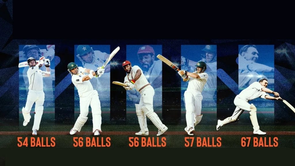 Fastest Test Century in International Cricket Records