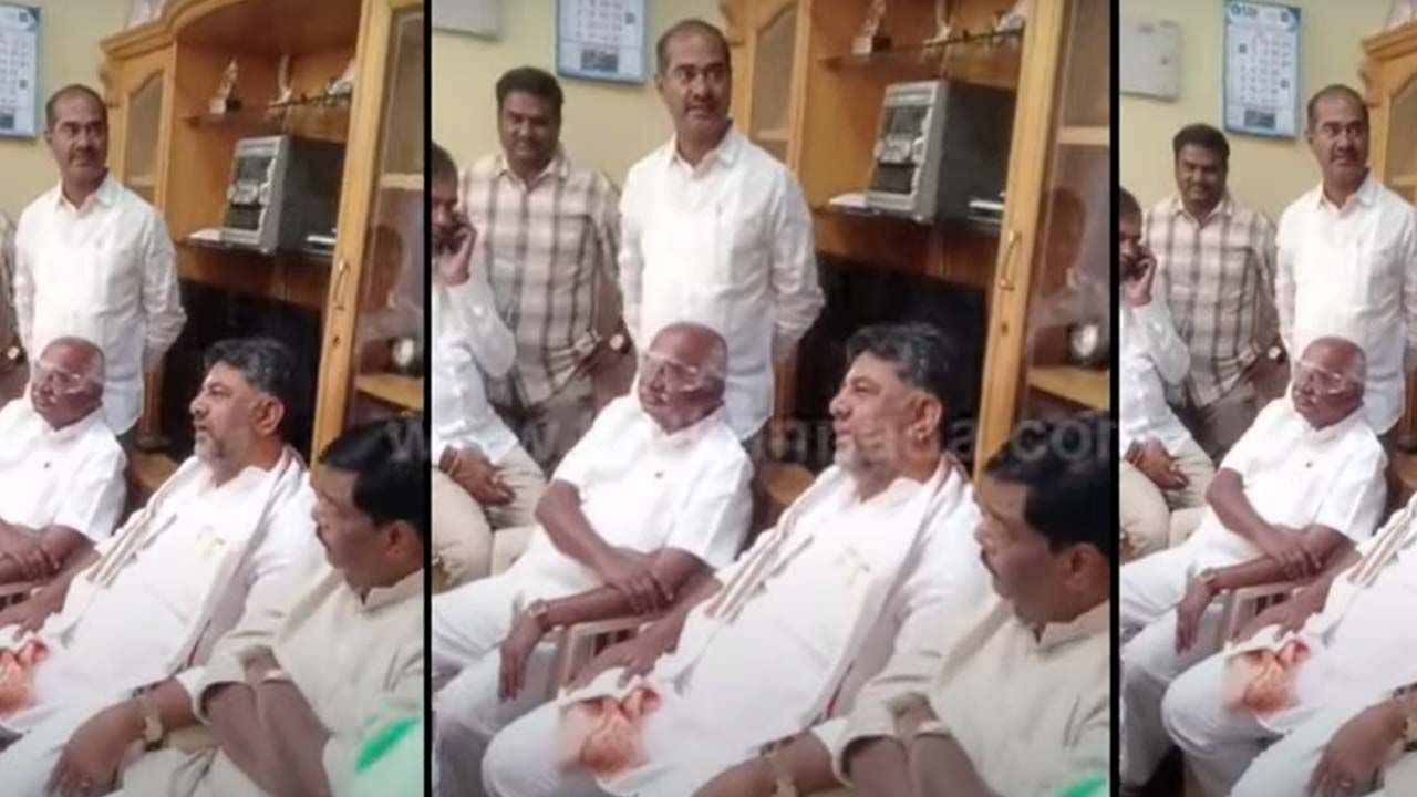 Will BJP MLC join Congress now? ಹೆಚ್ ವಿಶ್ವನಾಥ್ ಮೈಸೂರು ನಿವಾಸಕ್ಕೆ ಡಿಕೆ ಶಿವಕುಮಾರ್ ಭೇಟಿ, ಚಹಾ ಸೇವನೆ