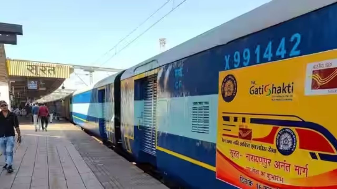 Gati Shakti Express Cargo: ಭಾರತೀಯ ರೈಲ್ವೆ, ಅಂಚೆ ಇಲಾಖೆ ಸಹಯೋಗದಲ್ಲಿ ಗತಿ ಶಕ್ತಿ ಎಕ್ಸ್ಪ್ರೆಸ್ ಕಾರ್ಗೋ ಸೇವೆ ಆರಂಭ Gati Shakti Express Cargo: ಭಾರತೀಯ ರೈಲ್ವೆ, ಅಂಚೆ ಇಲಾಖೆ ಸಹಯೋಗದಲ್ಲಿ ಗತಿ ಶಕ್ತಿ ಎಕ್ಸ್ಪ್ರೆಸ್ ಕಾರ್ಗೋ ಸೇವೆ ಆರಂಭ