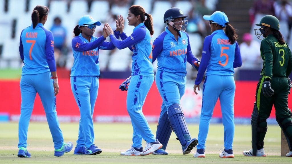 Ind vs pak womens t20 world cup 2023 india beats pakistan and creats 5 big records