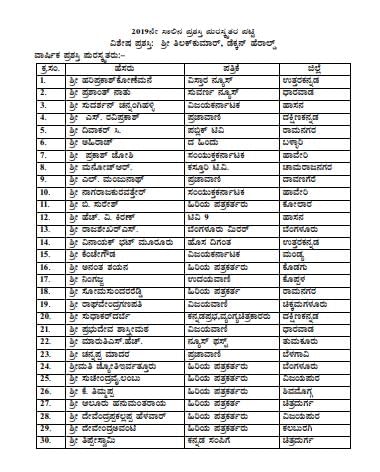 karnataka media academy Awards Announced Here is Full List