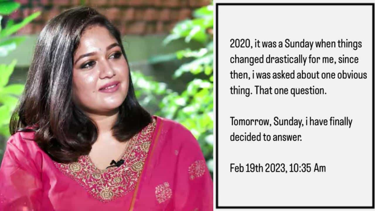 2020 ಆ ಭಾನುವಾರ ನನ್ನ ಬದುಕು ಬದಲಾಯ್ತು, ಅಂದಿನಿಂದ ಕೇಳಲಾಗುತ್ತಿರುವ ಆ ಒಂದು ಪ್ರಶ್ನೆಗೆ ಉತ್ತರ ಕೊಡ್ತೀನಿ -ಕುತೂಹಲ ಮೂಡಿಸಿದ ಮೇಘನಾ ರಾಜ್ ಪೋಸ್ಟ್ 2020 ಆ ಭಾನುವಾರ ನನ್ನ ಬದುಕು ಬದಲಾಯ್ತು, ಅಂದಿನಿಂದ ಕೇಳಲಾಗುತ್ತಿರುವ ಆ ಒಂದು ಪ್ರಶ್ನೆಗೆ ಉತ್ತರ ಕೊಡ್ತೀನಿ -ಕುತೂಹಲ ಮೂಡಿಸಿದ ಮೇಘನಾ ರಾಜ್ ಪೋಸ್ಟ್
