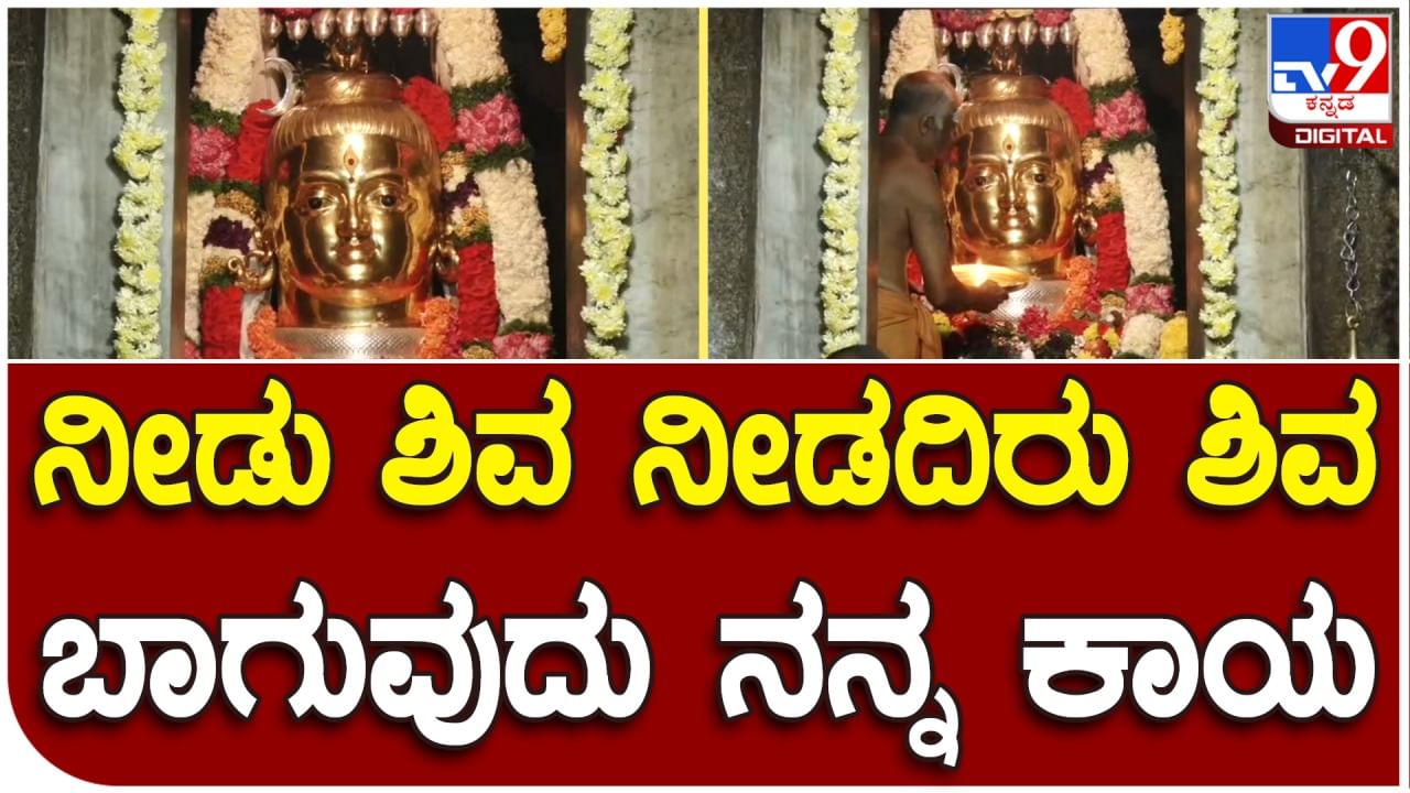 Mahashivratri 2023: ಮೈಸೂರಿನ ಅರಮನೆ ಆವರಣದಲ್ಲಿರುವ ತ್ರಿನೇಶ್ವರನಿಗೆ 11 ಕೆಜಿ ತೂಕದ ಚಿನ್ನದ ಮುಖವಾಡ