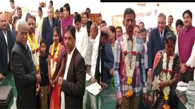ಕೊಪ್ಪಳ: ವಿಚ್ಛೇದನಕ್ಕೆಂದು ಬಂದಿದ್ದ ಜೋಡಿಗಳು ಮತ್ತೆ ಒಂದಾಗಿರುವ ಅಪರೂಪದ ಘಟನೆಗೆ ಸಾಕ್ಷಿಯಾದ ಗಂಗಾವತಿ ನ್ಯಾಯಾಲಯ ಕೊಪ್ಪಳ: ವಿಚ್ಛೇದನಕ್ಕೆಂದು ಬಂದಿದ್ದ ಜೋಡಿಗಳು ಮತ್ತೆ ಒಂದಾಗಿರುವ ಅಪರೂಪದ ಘಟನೆಗೆ ಸಾಕ್ಷಿಯಾದ ಗಂಗಾವತಿ ನ್ಯಾಯಾಲಯ
