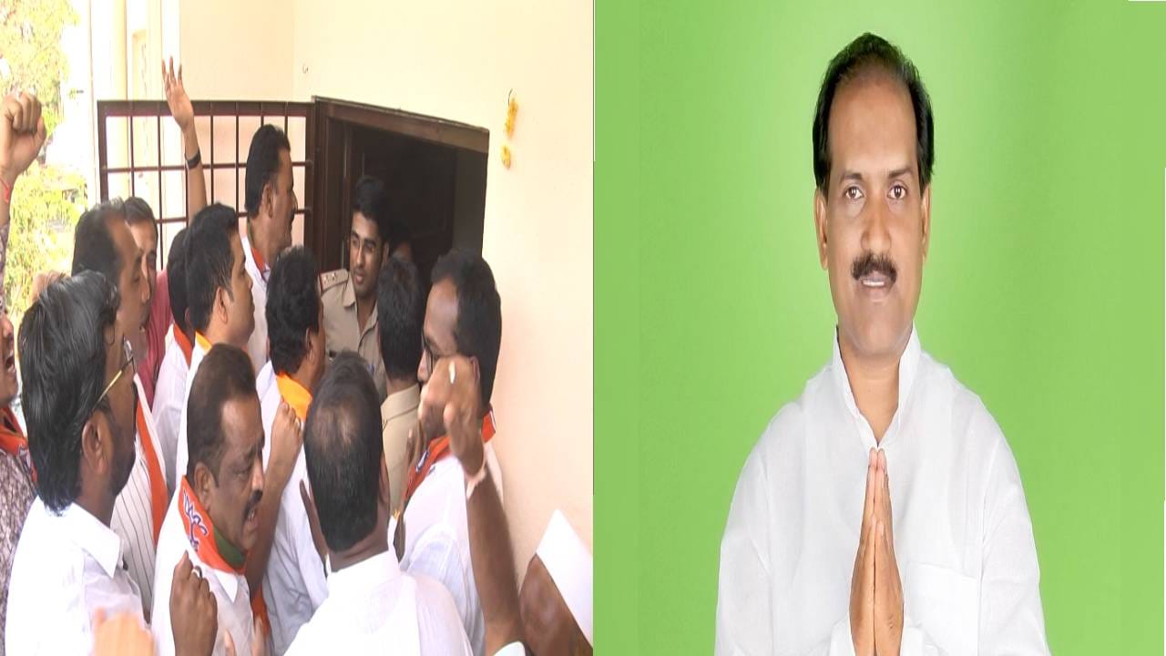 ಧಾರವಾಡ: ಮನೆಯಲ್ಲಿಯೇ ಫಲಾನುಭವಿಗಳಿಗೆ ಹಕ್ಕುಪತ್ರ ನೀಡಿದ ಶಾಸಕ: ಕಾಂಗ್ರೆಸ್ ಶಾಸಕನ ನಡೆಗೆ ಬಿಜೆಪಿ ಕಾರ್ಯಕರ್ತರ ಆಕ್ರೋಶ ಧಾರವಾಡ: ಮನೆಯಲ್ಲಿಯೇ ಫಲಾನುಭವಿಗಳಿಗೆ ಹಕ್ಕುಪತ್ರ ನೀಡಿದ ಶಾಸಕ: ಕಾಂಗ್ರೆಸ್ ಶಾಸಕನ ನಡೆಗೆ ಬಿಜೆಪಿ ಕಾರ್ಯಕರ್ತರ ಆಕ್ರೋಶ