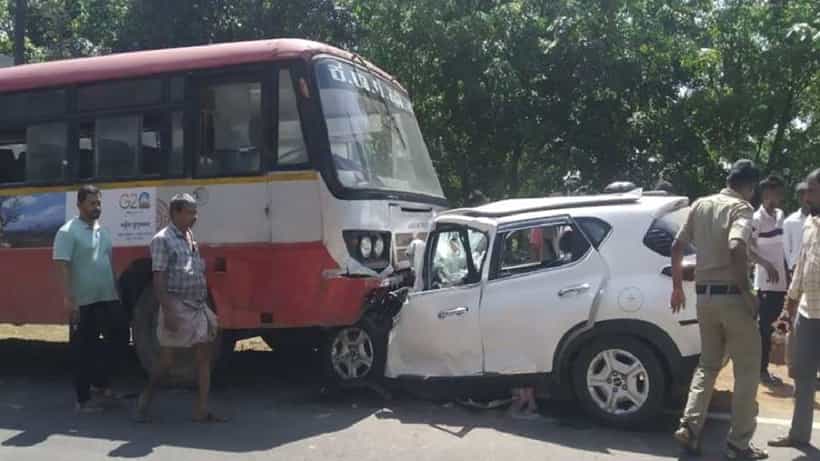 ಮಂಗಳೂರು: ಕೆಎಸ್ಆರ್ಟಿಸಿ ಬಸ್ ಹಾಗೂ ಕಾರು ನಡುವೆ ಮುಖಾಮುಖಿ ಡಿಕ್ಕಿ, ಕಾರಿನಲ್ಲಿದ್ದ ಬಾಲಕ ಸ್ಥಳದಲ್ಲೇ ಸಾವು