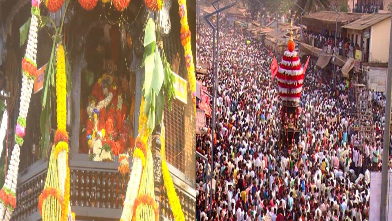 ಸುಮಾರು 800 ವರ್ಷಗಳ ಇತಿಹಾಸವಿರುವ ಶ್ರೀ ಕ್ಷೇತ್ರ ಉಳವಿ ಚನ್ನ ಬಸವೇಶ್ವರ ಮಹಾರಥೋತ್ಸವ ಇಂದು(ಫೆ.6) ಅತ್ಯಂತ ಸಂಭ್ರಮ, ಸಡಗರದಲ್ಲಿ ನೆರವೇರಿತು. ಎರಡು ವರ್ಷಗಳ ಕಾಲ ಕೊರೊನಾ ಕಾಟದಿಂದ ಉಳವಿ ಜಾತ್ರೆ ಕಳೆಗುಂದಿತ್ತಾದ್ರೂ ಇಂದು ಮಾತ್ರ ಸುಮಾರು 5-6 ಲಕ್ಷ ಭಕ್ತರು ಜಯ ಘೋಷ ಹಾಕುತ್ತಾ ವಿಶಾಲವಾದ ರಥ ಬೀದಿಯಲ್ಲಿ ತೇರನ್ನು ಎಳೆದು ಸಂಭ್ರಮಿಸಿದರು.