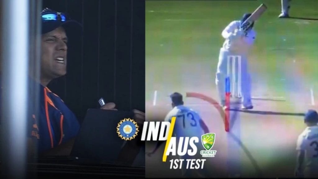 Rahul Dravid go on celebration as Mohammed Siraj dismisses Usman Khawaja