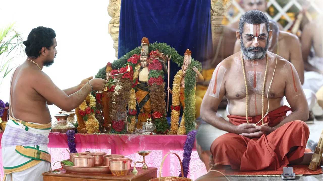 Divya Desam Brahmotsavam:  ಮಂಗಳವಾರ, 7 ಫೆಬ್ರವರಿ ದೇವತಾ ಕಾರ್ಯಗಳ ವಿವರ ಹೀಗಿದೆ:  5:45 AM ಸುಪ್ರಭಾತ,  6:00-6:30 AM ಅಷ್ಟಾಕ್ಷರಿ ಮಂತ್ರ ಜಪಂ, 6:30-7:30 AM ಆರಾಧನೆ ಮತ್ತು ಸೇವಾ ಕಾಲ, 7:30-9:00 AM ಸತ್ರುಮುರೈ ಮತ್ತು ತೀರ್ಥ ಪ್ರಸಾದ ಗೋಷ್ಠಿ,  9:00-10:00 AM ನಿತ್ಯ ಪೂರ್ಣಾಹುತಿ ಮತ್ತು ಬಲಿ ಹರಣ, 10:30-11:30AM 18 ದಿವ್ಯ ದೇಶ ದೇವತೆಗಳಿಗೆ ಅಭಿಷೇಕ, 11:30 AM ಡೊಳ್ಳೋತ್ಸವ (ತೊಟ್ಟಿಲು ಸಮಾರಂಭ),  1:30-4:30 PM ಸಾಂಸ್ಕೃತಿಕ ಕಾರ್ಯಕ್ರಮಗಳು, 5:00 PM-5:45 PM ಶ್ರೀ ವಿಷ್ಣು ಸಹಸ್ರನಾಮ ಸ್ತೋತ್ರದ ಸಾಮೂಹಿಕ ಪಠಣ, 6:00 PM -8:00 PM ಹನುಮದ್ವದಲ್ಲಿ ಭಗವಾನ್ ಶ್ರೀರಾಮನ ಮೆರವಣಿಗೆ, ಮತ್ತು 18 ಗರುಡ ವಾಹನಗಳ ಮೇಲೆ 18 ದಿವ್ಯ ದೇವತೆಗಳು, 18 ದಿವ್ಯ ಪೆರುಮಾಲ್‌ಗಳು (ದಿವ್ಯ ದೇಶಂ 55 ರಿಂದ 72 ರವರೆಗೆ) 18 ಗರುಡ ವಾಹನಗಳ ಮೇಲೆ ಆಗಮಿಸುತ್ತಾರೆ. 8:00-9:00 PM ತಿರುವಿಧಿ (ಮೆರವಣಿಗೆ), ಮಂಗಳ ಸ್ನಾನ, ನಿತ್ಯ ಪೂರ್ಣಾಹುತಿ, ವಿತರಣೆ: ಮಹಾ ಪ್ರಸಾದ
 