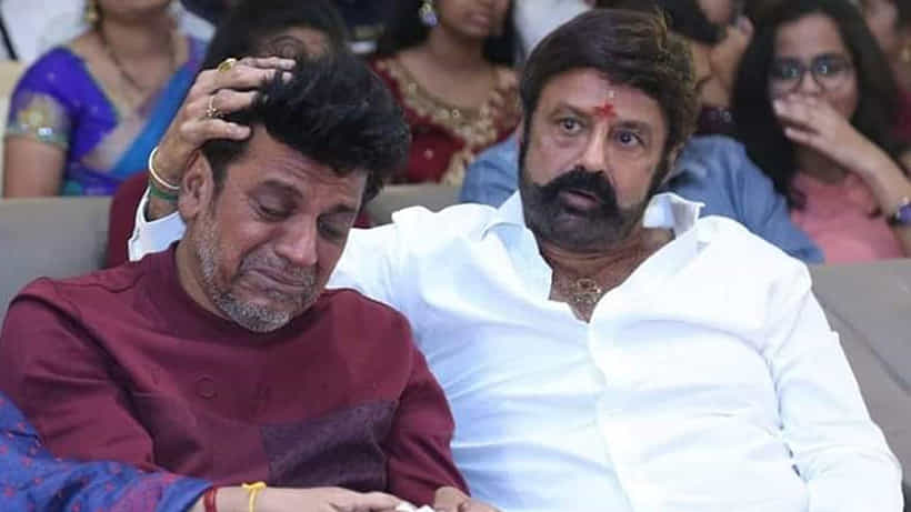 ಹೈದರಾಬಾದ್ನಲ್ಲಿ ಅಪ್ಪು ನೆನೆದು ಕಣ್ಣೀರು ಹಾಕಿದ ಶಿವಣ್ಣ; ಸಮಾಧಾನ ಮಾಡಿದ ಬಾಲಯ್ಯ