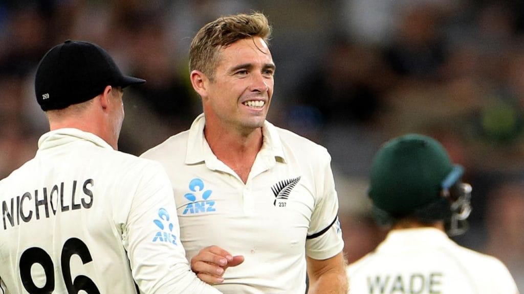 Tim Southee becomes the first New Zealand bowler to get 700 international wickets in all formats