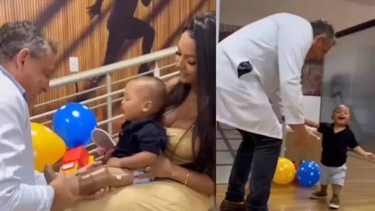 Viral video: ಪುಟ್ಟ ಬಾಲಕನಿಗೆ ಬಂತು ಪ್ರಾಸ್ಥೆಟಿಕ್ ಕಾಲು; ವೈದ್ಯರ ನಡೆಗೆ ನೆಟ್ಟಿಗರು ಖುಷ್! Viral video: ಪುಟ್ಟ ಬಾಲಕನಿಗೆ ಬಂತು ಪ್ರಾಸ್ಥೆಟಿಕ್ ಕಾಲು; ವೈದ್ಯರ ನಡೆಗೆ ನೆಟ್ಟಿಗರು ಖುಷ್!