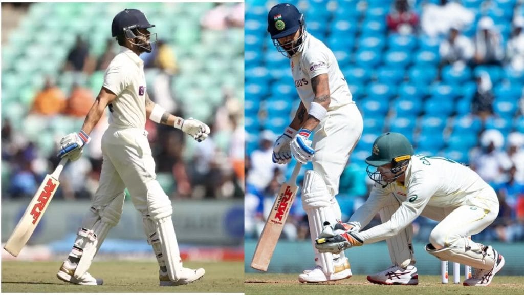 Ind vs Aus Virat Kohli casually losing wicket on first ball after lunch vs australia