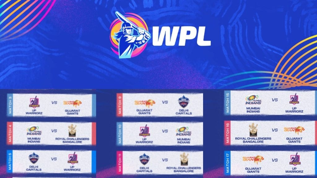 WPL 2023 Schedule