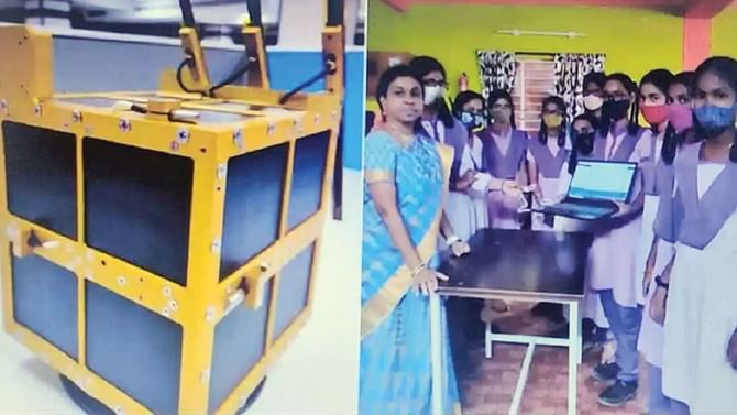 AzaadiSAT: 750 ಬಡ ಹೆಣ್ಮಕ್ಕಳು ಅಭಿವೃದ್ಧಿಪಡಿಸಿದ ಆಜಾದಿಸ್ಯಾಟ್; ಎಸ್ಎಸ್ಎಲ್ವಿಯೊಂದಿಗೆ ಆಗಸಕ್ಕೆ ಹಾರಿದ ಉಪಗ್ರಹ AzaadiSAT: 750 ಬಡ ಹೆಣ್ಮಕ್ಕಳು ಅಭಿವೃದ್ಧಿಪಡಿಸಿದ ಆಜಾದಿಸ್ಯಾಟ್; ಎಸ್ಎಸ್ಎಲ್ವಿಯೊಂದಿಗೆ ಆಗಸಕ್ಕೆ ಹಾರಿದ ಉಪಗ್ರಹ