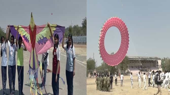 ಕಲಬುರಗಿ: ಆಕಾಶದಲ್ಲಿ ಹಾರಾಡುತ್ತಿದ್ದ ಬಣ್ಣ ಬಣ್ಣದ ಗಾಳಿಪಟಗಳು, ಉರಿ ಬಿಸಿಲನ್ನು ಲೆಕ್ಕಿಸದೇ ಗಾಳಿಪಟ ಹಾರಿಸುತ್ತಿರುವ ಮಕ್ಕಳು; ಇಲ್ಲಿದೆ ನೋಡಿ ಅದರ ಝಲಕ್