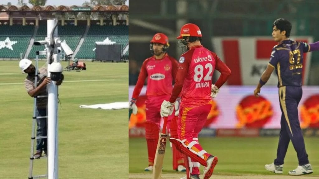 PSL 2023 Eight CCTV Cameras Fibre Cable Generator Battery Stolen From Gaddafi Stadium in Lahore