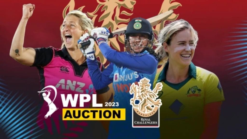 WPL 2023 Auction Royal Challengers Bangalore top 5 buys in Auction
