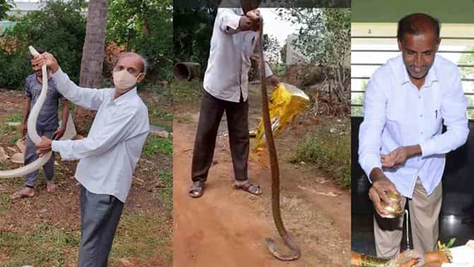 ಹಾವು ಹಿಡಿಯಲು ಹೋಗುತ್ತಿದ್ದ ಉರಗ ರಕ್ಷಕ ಮೋಯಿನ್ ಪಾಲಿಗೆ ವಿಧಿಯಾಗಿ ಬಂದ ಶಾಲಾ ಬಸ್