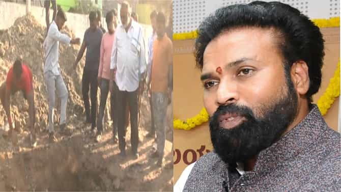 ಬಳ್ಳಾರಿ: ಸರ್ಕಾರಿ ಶಾಲಾ ಕಟ್ಟಡ ನಿರ್ಮಾಣದಲ್ಲಿ ರಾಜಕೀಯ ನಾಯಕರ ಕಿತ್ತಾಟ; ಅರ್ಧಕ್ಕೆ ನಿಂತ ಕಾಮಗಾರಿ
