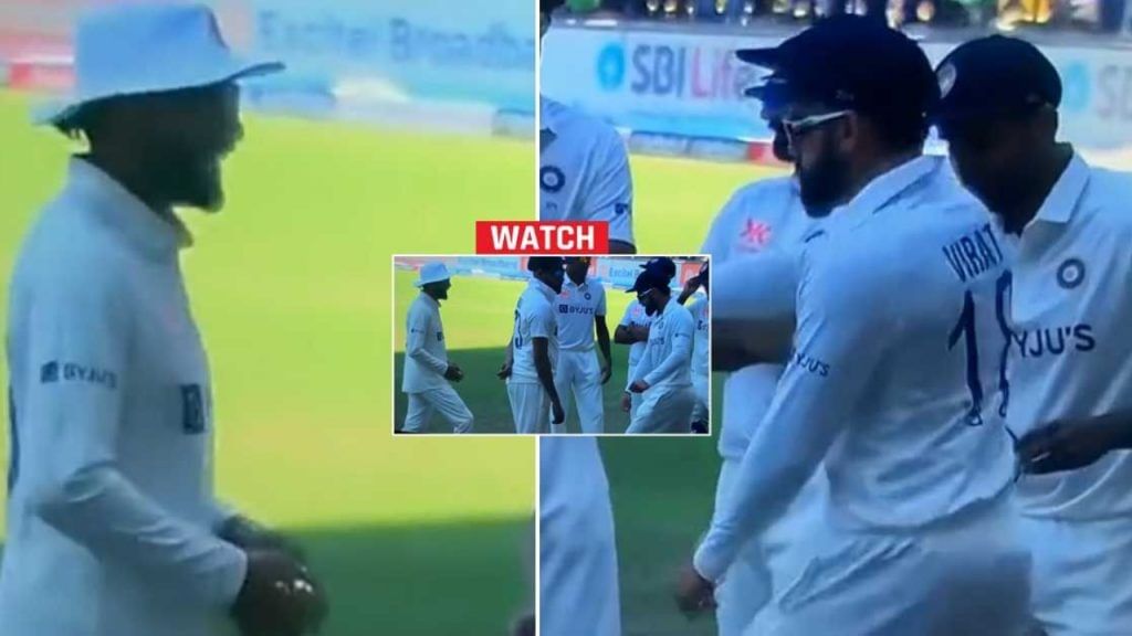 Ind vs aus nagpur test match virat kohli dances on pathan movie song video goes viral