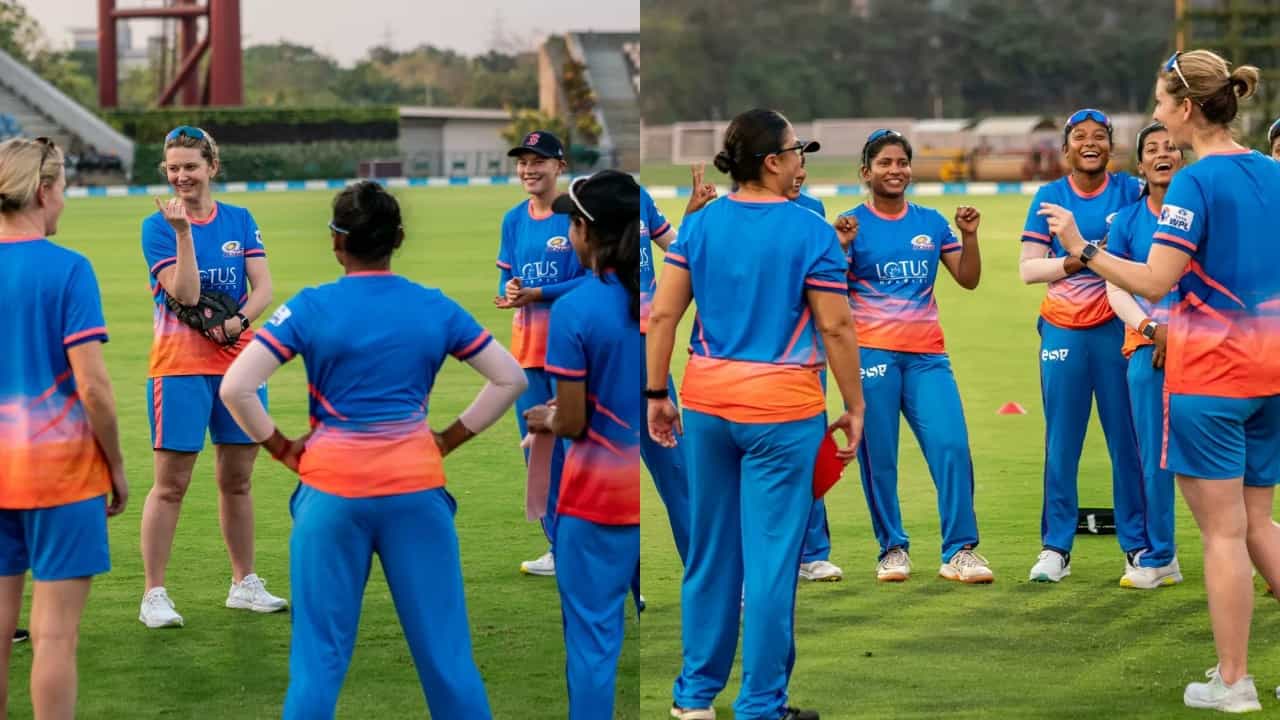 WPL 2023: ಚೊಚ್ಚಲ ಆವೃತ್ತಿಗೆ ಹೊಸ ಜೆರ್ಸಿ ಅನಾವರಣಗೊಳಿಸಿದ ಮುಂಬೈ ಇಂಡಿಯನ್ಸ್; ಫೋಟೋ ನೋಡಿ WPL 2023: ಚೊಚ್ಚಲ ಆವೃತ್ತಿಗೆ ಹೊಸ ಜೆರ್ಸಿ ಅನಾವರಣಗೊಳಿಸಿದ ಮುಂಬೈ ಇಂಡಿಯನ್ಸ್; ಫೋಟೋ ನೋಡಿ