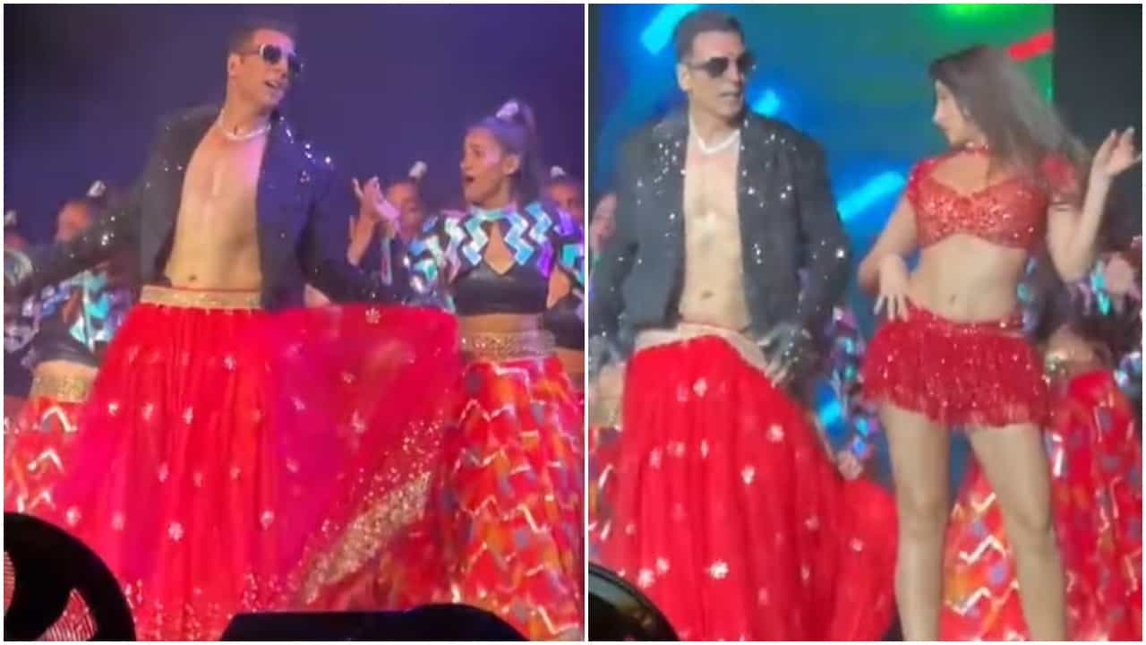 Akshay Kumar: ಲಂಗ ತೊಟ್ಟು ನಟಿಯೊಟ್ಟಿಗೆ ಡ್ಯಾನ್ಸ್, ಟ್ರೋಲ್ ಆದ ಅಕ್ಷಯ್ ಕುಮಾರ್ Akshay Kumar: ಲಂಗ ತೊಟ್ಟು ನಟಿಯೊಟ್ಟಿಗೆ ಡ್ಯಾನ್ಸ್, ಟ್ರೋಲ್ ಆದ ಅಕ್ಷಯ್ ಕುಮಾರ್