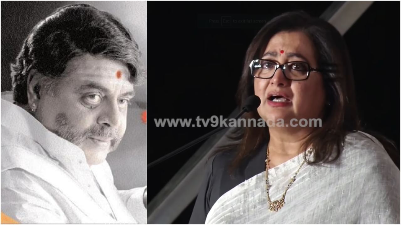 Sumalatha Ambareesh: ಅಂಬರೀಷ್​ ಬಗ್ಗೆ ಮಾತನಾಡುತ್ತಾ ಸುಮಲತಾ ಭಾವುಕ; ವೇದಿಕೆಯಲ್ಲೇ ಕಣ್ಣೀರು ಹಾಕಿದ ಸಂಸದೆ