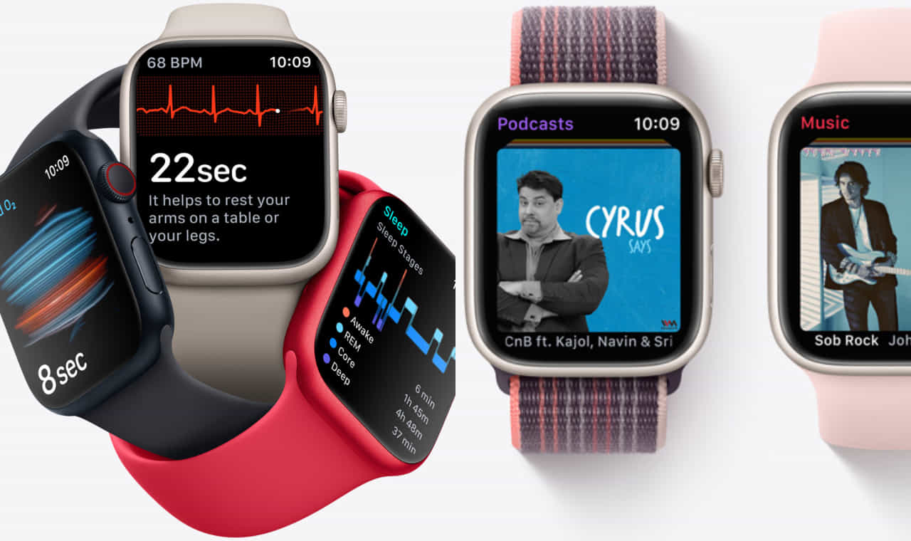 Apple Watch Series 8: ₹20,900 ಡಿಸ್ಕೌಂಟ್ನಲ್ಲಿ ಲಭ್ಯವಾಗುತ್ತಿದೆ ಆ್ಯಪಲ್ ವಾಚ್ ಸಿರೀಸ್ 8 Apple Watch Series 8: ₹20,900 ಡಿಸ್ಕೌಂಟ್ನಲ್ಲಿ ಲಭ್ಯವಾಗುತ್ತಿದೆ ಆ್ಯಪಲ್ ವಾಚ್ ಸಿರೀಸ್ 8