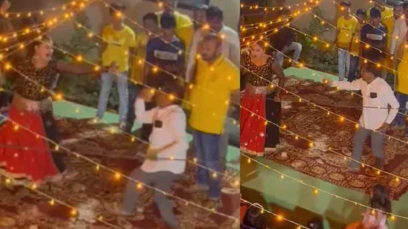 ಸ್ನೇಹಿತನ ಮಗಳ ಅರಿಶಿಣ ಶಾಸ್ತ್ರದಲ್ಲಿ ಫುಲ್ ಡ್ಯಾನ್ಸ್, ನರ್ತಕಿ ಮೇಲೆ ಹಣ ತೂರಿದ ಕಾಂಗ್ರೆಸ್ ಮುಖಂಡನ ವಿಡಿಯೋ ವೈರಲ್