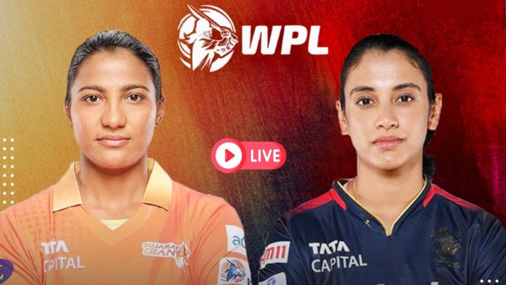 GGT vs RCB Live Score, WPL 2023