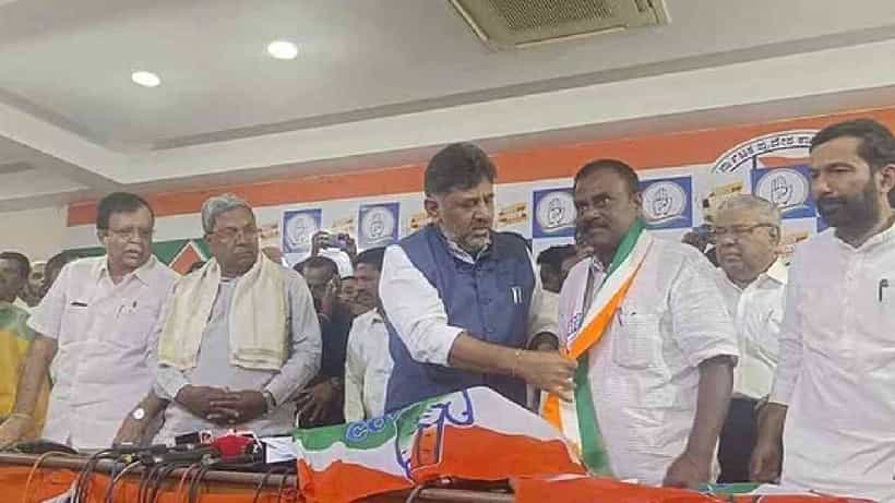 ಅಧಿಕೃತವಾಗಿ ಕಾಂಗ್ರೆಸ್ ಸೇರ್ಪಡೆಯಾಗುತ್ತಿದ್ದಂತೆಯೇ ಜೆಡಿಎಸ್ ವಿರುದ್ಧ ಆರೋಪಗಳ ಸುರಿಮಳೆ ಸುರಿಸಿದ ಗುಬ್ಬಿ ಶ್ರೀನಿವಾಸ್