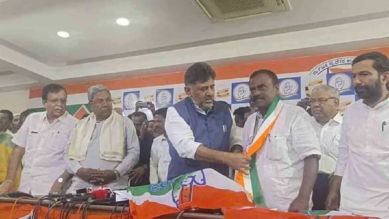 ಅಧಿಕೃತವಾಗಿ ಕಾಂಗ್ರೆಸ್ ಸೇರ್ಪಡೆಯಾಗುತ್ತಿದ್ದಂತೆಯೇ ಜೆಡಿಎಸ್​ ವಿರುದ್ಧ ಆರೋಪಗಳ ಸುರಿಮಳೆ ಸುರಿಸಿದ ಗುಬ್ಬಿ ಶ್ರೀನಿವಾಸ್