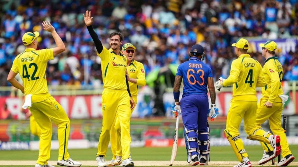 india vs australia 2nd odi India 117 all out Mitchell Starc picks up five wickets