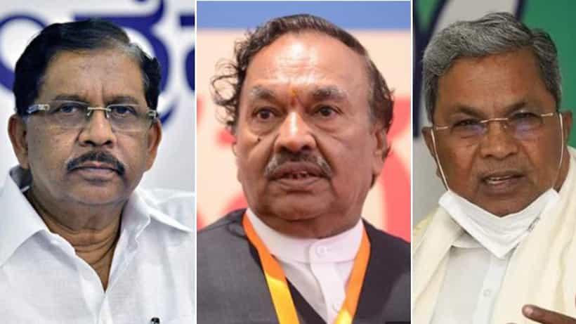 ಪರಮೇಶ್ವರ್ ಸೋಲಿಸಿಲ್ಲ ಎಂದು ಸಿದ್ದರಾಮಯ್ಯ ಆಣೆ ಮಾಡಲಿ: ಕೆ ಎಸ್ ಈಶ್ವರಪ್ಪ ಸವಾಲು