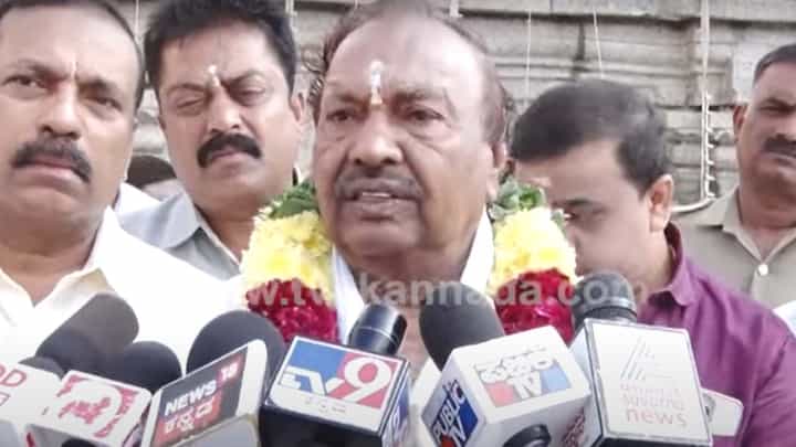 DK Shivakumar: ಭ್ರಷ್ಟಾಚಾರದ ಬಗ್ಗೆ ಮಾತಾಡುವ ಡಿಕೆ ಶಿವಕುಮಾರ್ ತಿಹಾರ್ ಜೈಲಿಗೆ ಹೋಗಿದ್ದು ಯಾಕಂತೆ? ಕೆ ಎಸ್ ಈಶ್ವರಪ್ಪ DK Shivakumar: ಭ್ರಷ್ಟಾಚಾರದ ಬಗ್ಗೆ ಮಾತಾಡುವ ಡಿಕೆ ಶಿವಕುಮಾರ್ ತಿಹಾರ್ ಜೈಲಿಗೆ ಹೋಗಿದ್ದು ಯಾಕಂತೆ? ಕೆ ಎಸ್ ಈಶ್ವರಪ್ಪ