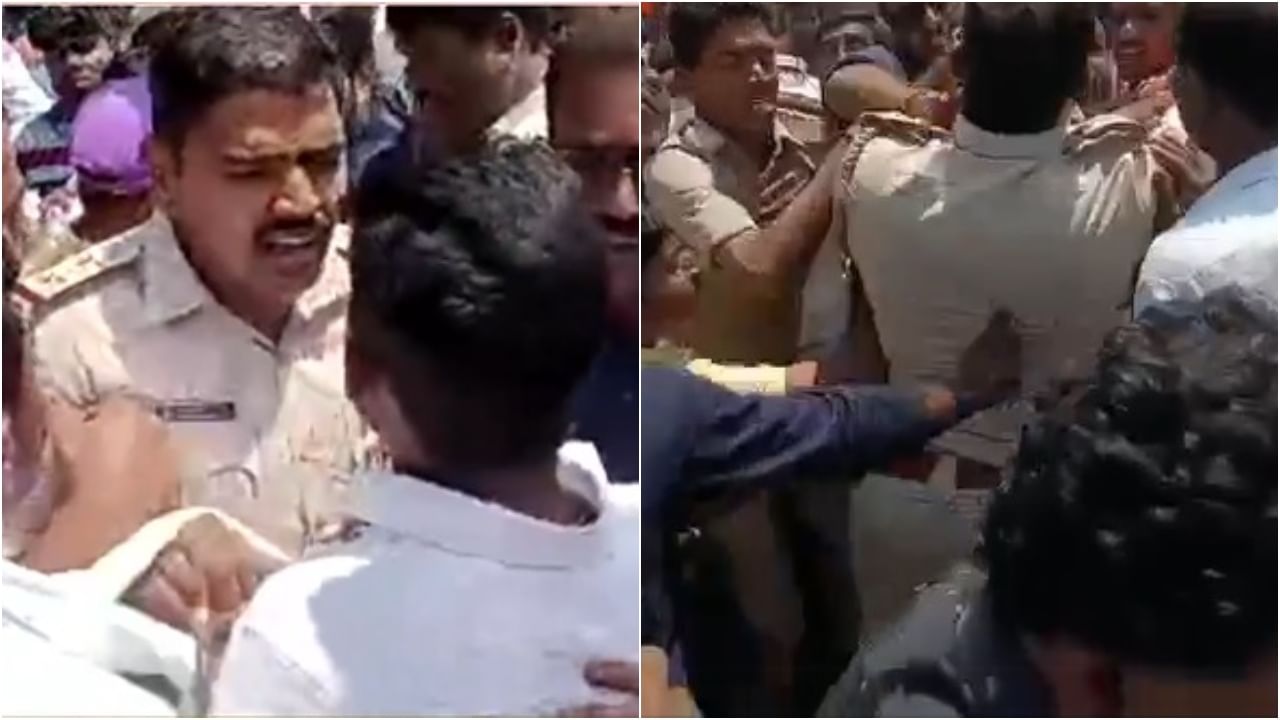 ಪುನೀತ್ ರಾಜ್ಕುಮಾರ್ ಪುತ್ಥಳಿ ಮೆರವಣಿಗೆ ವೇಳೆ ಗಲಭೆ, ಶಾಸಕರ ಪುತ್ರನಿಂದ ಎಸ್ಐ ಮೇಲೆ ಹಲ್ಲೆ ಪುನೀತ್ ರಾಜ್ಕುಮಾರ್ ಪುತ್ಥಳಿ ಮೆರವಣಿಗೆ ವೇಳೆ ಗಲಭೆ, ಶಾಸಕರ ಪುತ್ರನಿಂದ ಎಸ್ಐ ಮೇಲೆ ಹಲ್ಲೆ